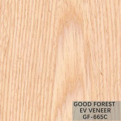 Китай Проектированный отрезок кроны облицовки древесины дуба деревянной облицовки популярный, который воспроизвели продается