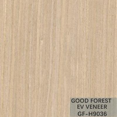 China Engineered Wood Veneer EV Veneer Oak Straight Grain Natural Color for sale