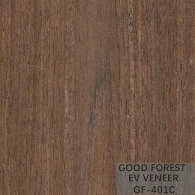 China Engineered Wood Veneer EV Veneer Black Walnut Crown Cut Natural for sale