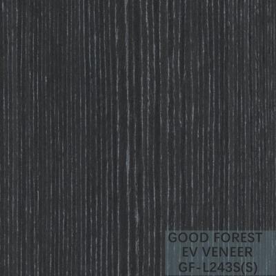China EV Reconstituted Ebony Veneer Silver Glitter Wood Grain Veneer Sheets FSC for sale