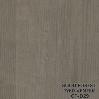 China OEM Dyed ASH Grey Veneer Crown Cut / Straight / Irregular Texture Grain for sale