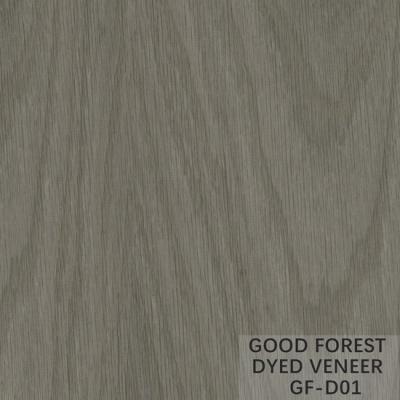 China Grain Dyed Wood Veneer Natural American Oak Veneer Bleaching for sale