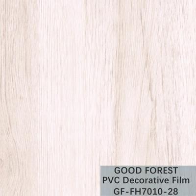 China Wallboard weißer PVC-Film dekoratives 1260mm - 1330mm Breiten-hölzernes Korn zu verkaufen
