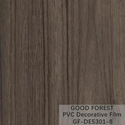 China Partition PVC Decorative Film 0.25mm - 0.60mm Thickness Dark Grey Color for sale