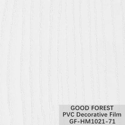 China Ampolle el color puro 71 del PVC del grano de madera decorativo rígido de la película en venta