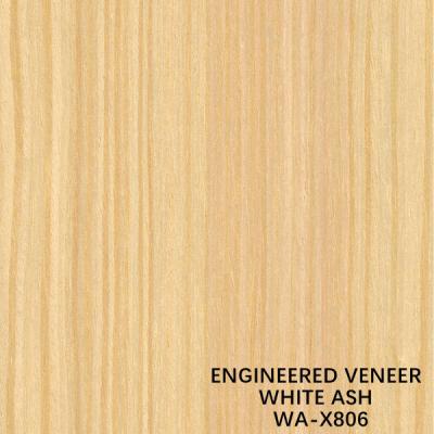 China Ash Wood Veneer natural decorativo reconstituido con las artesanías Fineline - de un grano X806 en venta