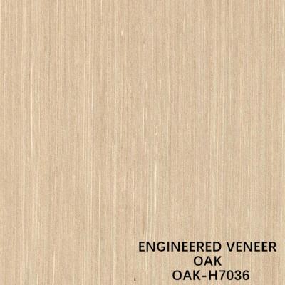 China Fancy Recomposed White Oak Wood Veneer H7036 Slice Cut For Door And Windows ISO for sale