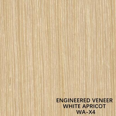 China Decoration Faux Apricot Wood Veneer X4 Good Price From China Factory Straight Grain Of Yellow Color Customized Service for sale