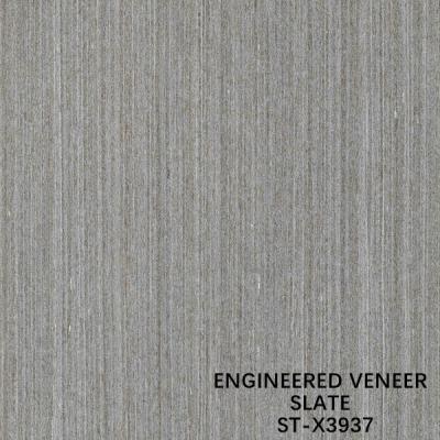 China Recon Slate Wood Veneer Walnut X3937 Standard Size 0.15-0.6mm Thickness Good Price For Doors And Windows China Makes for sale