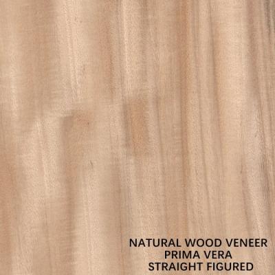 Chine Prix figure droit irrégulier naturel américain de Prima Vera Wood Veneer Quarter Cut bon des portes et de Windows Chine à vendre