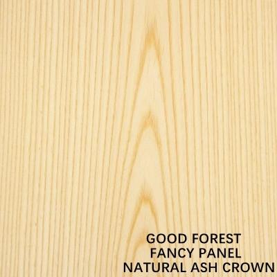 China Faced Natural Ash Crown Wood Veneer E0/E1 Fancy Plywood / Mdf / Chipboard Customized Length China Factory à venda