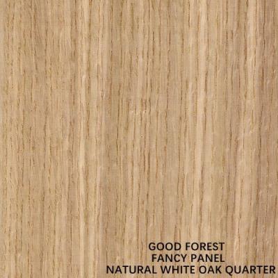 China Fancy Plywood American White Oak Wood Veneer Straight Grain Fancy MDF / Particle Board 2745mm Length For Cabinet for sale