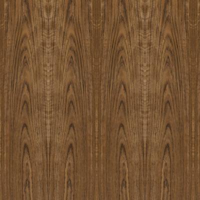 China Natural African Teak Wood Veneer Fancy Plywood Board Crown Grain For Furniture And Cabinet Panels for sale