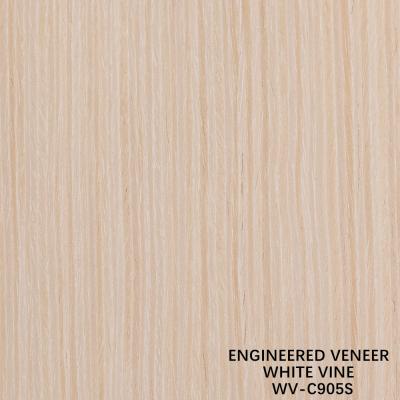 China Reconstituted Decorative Engineered Wood Sheets Veneer White Vine 905S 0.5mm en venta