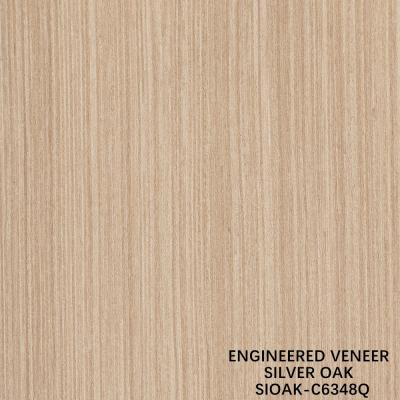 China Artificial Wood Veneer Quarter Cut Of Silver Pear Lengthened Size 3200mm For Door And Cabinet Face for sale