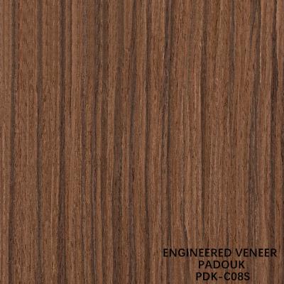 China Fancy Engineered Wood Veneer Of Quandong Thickness 0.18-0.6mm For Hotel Decoration Can Be Customized Te koop