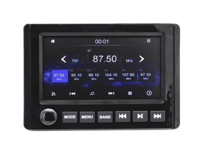 China 7'' TFT Touch Screen Marine Waterproof Stereo Marine Boat Gauge Mount Marine Radio For Car RV for sale