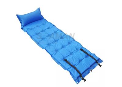 China Lightweight Self Inflating Sleeping Pad Mat With Pillow Car Camping Backpacking Hiking Hammocks Tents for sale
