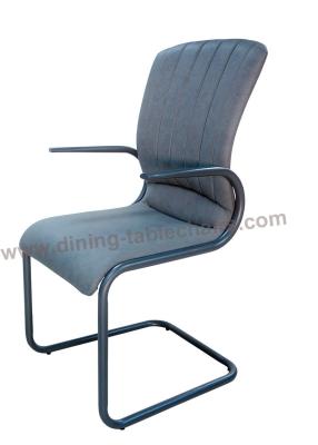 China Hotel Use Upholstered Restaurant Dining Chairs U Suspending Legs Skin Friendly for sale