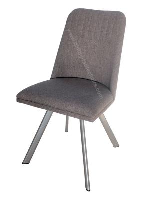 China Polyester Fabric Upholstered Dining Chairs , Indoor Leisure Living Room Chair for sale