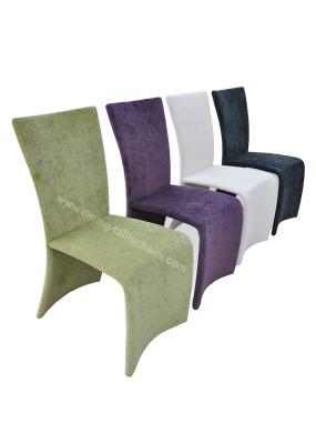 Chine Tissu d'intérieur tapissé dinant des chaises, jambe complètement enveloppée dinante de luxe de chaise à vendre