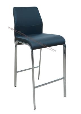 China High Counter Upholstered Contemporary Bar Chairs Polyurethane Material for sale