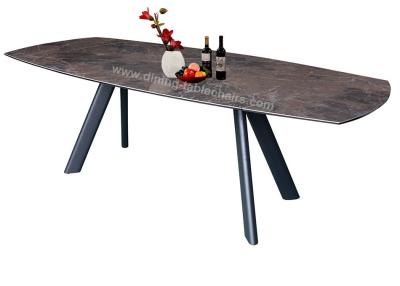 China Contemporary Extended Dining Room Table for sale
