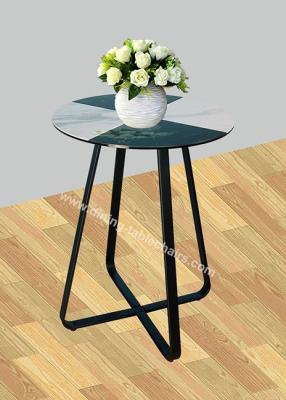 China Dia 50cm Artistic Coffee Tables , Livingroom Ceramic Round End Table for sale