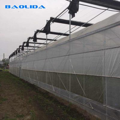 China Plastic Shed Multi Span Greenhouse / Agricultural Polythene Grow Tunnel for sale
