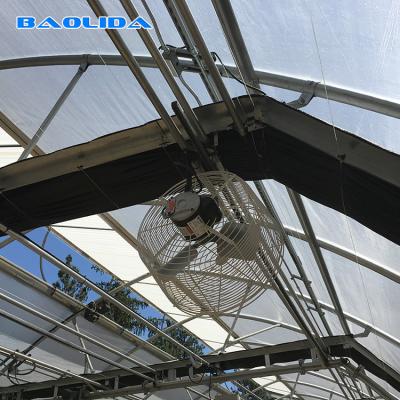 China Greenhouse Blackout Curtain Systems Automated Light Deprivation 8m - 12m for sale