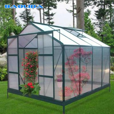 China Clear Polycarbonate Sheet Greenhouse Plastic Shed Agricultural Garden Greenhouse for sale