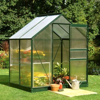 China Easy Installation Polycarbonate Film Greenhouse / DIY Garden Greenhouse for sale
