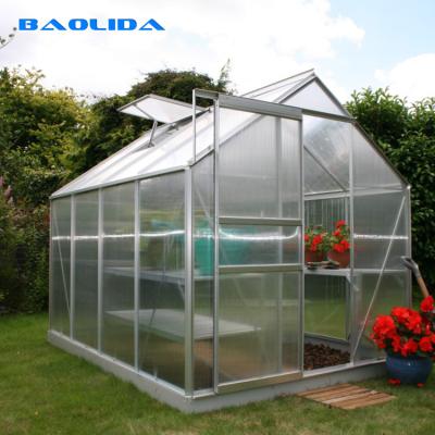 China Garden Greenhouse Tent / PC Sheet Greenhouse Metal Structure Effective for sale