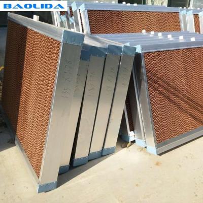 China Greenhouse Evaporative Cooling System With Exhaust Fan Plant Growing for sale