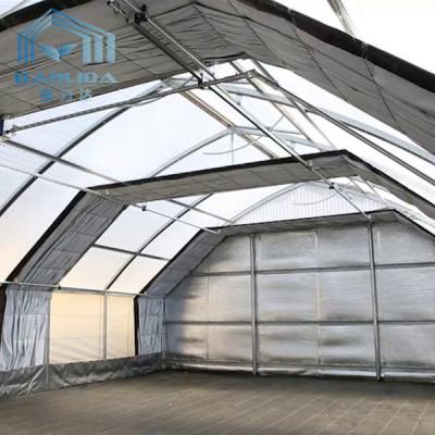 China Heat Preservation Blackout Light Deprivation Greenhouse Single Span Automatic for sale