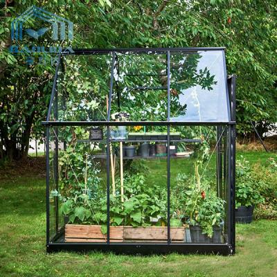 China Sunflower Pint Sized Greenhouse Tent Horticultural With Glass Sheet for sale