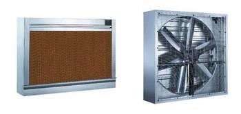 China Geflügel-Haus-/Lager-Kühlsystem-abkühlende Auflage mit galvanisiertem Rahmen zu verkaufen