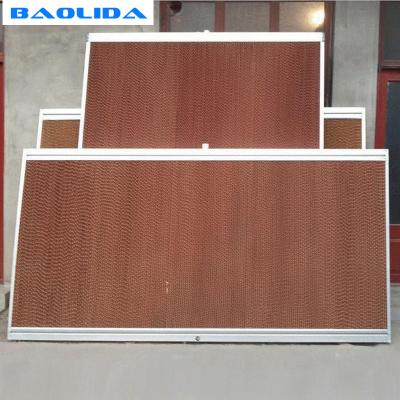 China Greenhouse Cooling System Pad With Aluminum / Galvanized / Stainless Steel Frame for sale