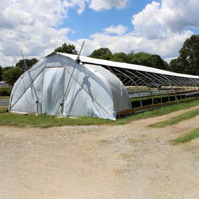 China Plastic Film Fully Automated Blackout Light Deprivation Greenhouses Prefabricated for sale