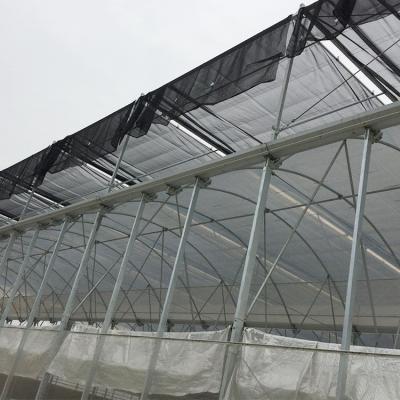 China Multi Arch High Tunnel Greenhouse Hydroponics Temperature Control For Farming for sale