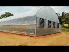 Plastic Polyethylene Film Greenhouse With Cooling System φ25mm*1.5mm