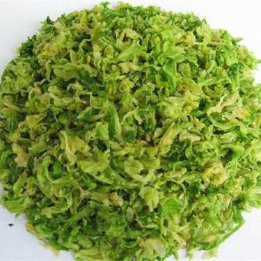 China Max 8% Moisture Dried Dehydrated Cabbage Flakes Natural Green for sale