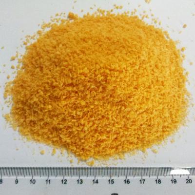 Chine L'aiguille jaune libre de farine de Panko de gluten forment la chapelure 4mm pour Fried Chicken à vendre