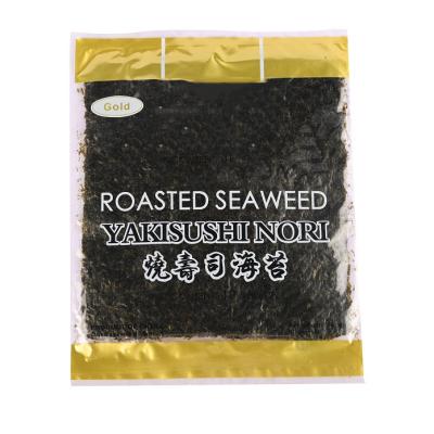 China Natural Flavor 100sheets Per Bag Roasted Seaweed Nori For Sushi Restaurant for sale