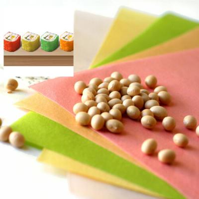 Chine 21*19cm  Mamenori Sheets With Rainbow Soybean Paper For Making Sushi à vendre
