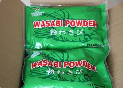 China ABC Grade Pure Wasabi Powder Horseradish Powder 1KG Green Color Wasabi Seasoning Powder for sale