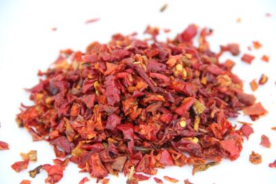 China 100% Natural Spices Dehydrated Red Bell Peppers New Crop ISO FDA Listed for sale