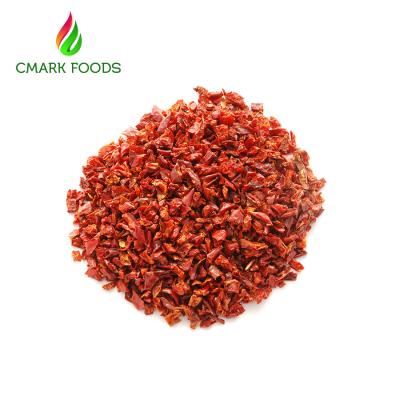 China HACCP Standard Red Dried Bell Pepper / Sweet Pepper Flakes Delicious For Food for sale