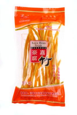 China Bright Yellow Chinese Dried Bean Curd Stick Nutrition Fuzhu For Restaurant for sale