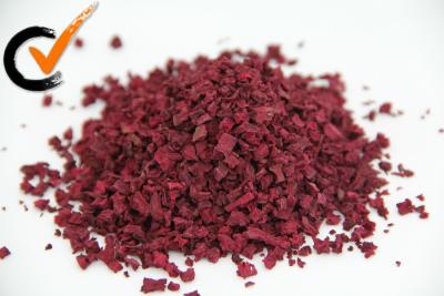 中国 Dehydrated Red Beet Root Granules 10x10mm new crop 販売のため